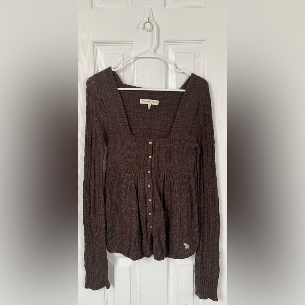 Abercrombie & Fitch Rabbit Hair Babydoll Sweater